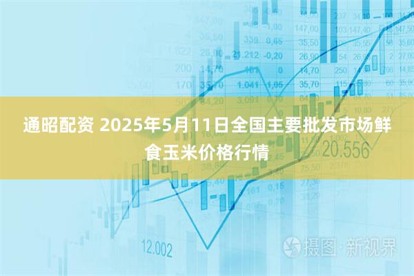 通昭配资 2025年5月11日全国主要批发市场鲜食玉米价格行情